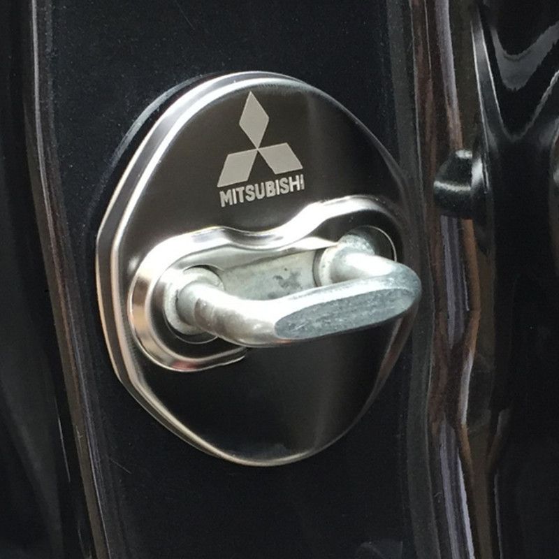 Stainless Steel Car Anti Rust Door Lock Protective Cover Fit Most