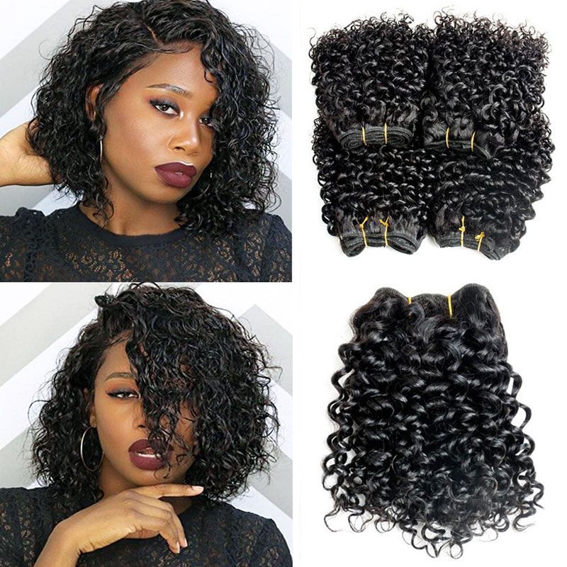 Malaysian Water Wave Hair 4 Bundles Wet Wavy Bundle Deals Human