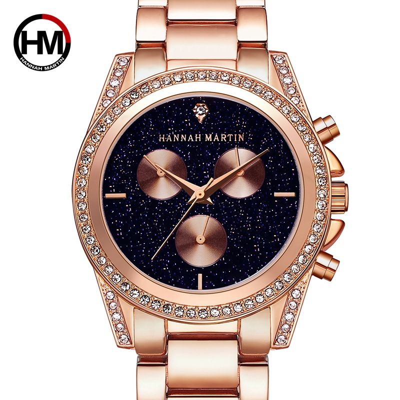 Rose Gold Fashion Montre Bracelet 