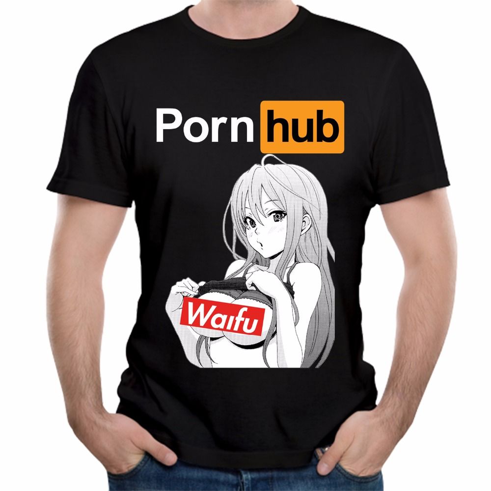 Man T Shirt 100% Cotton Ahegao Anime Porn Hub T Shirt Plus Size Sex Stylish  Homme Tee Shirt Design Tees From Chencloth66, $39.21| DHgate.Com