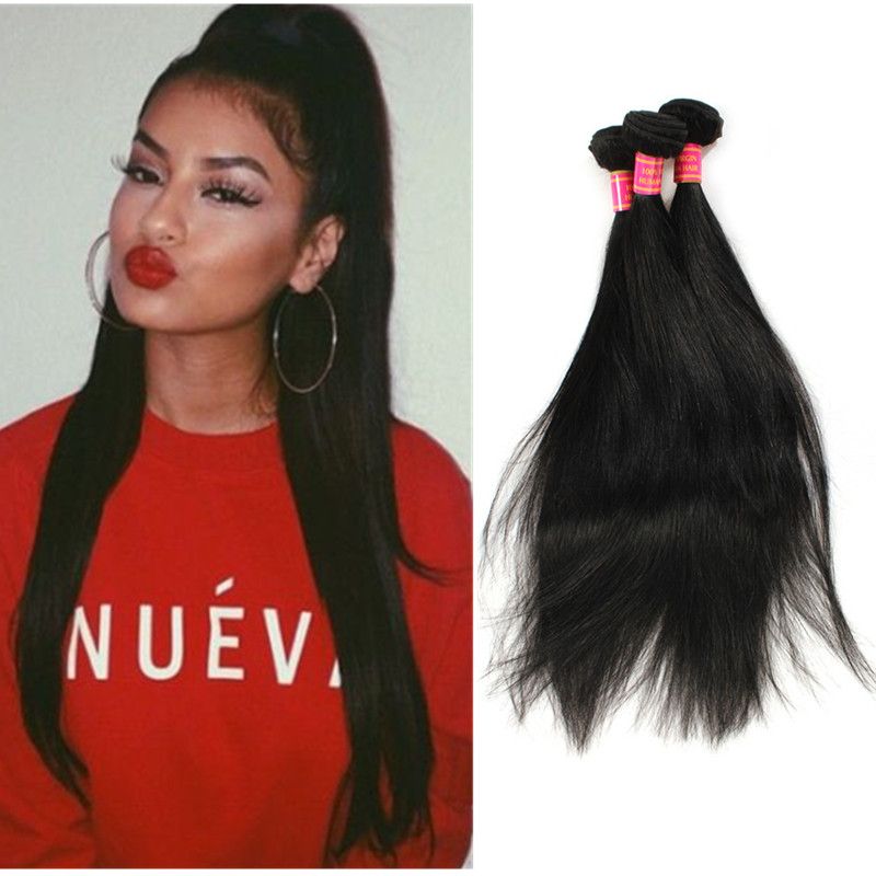 Wholesale Price Brazilian Straight Hair Weave Bundles Human Hair