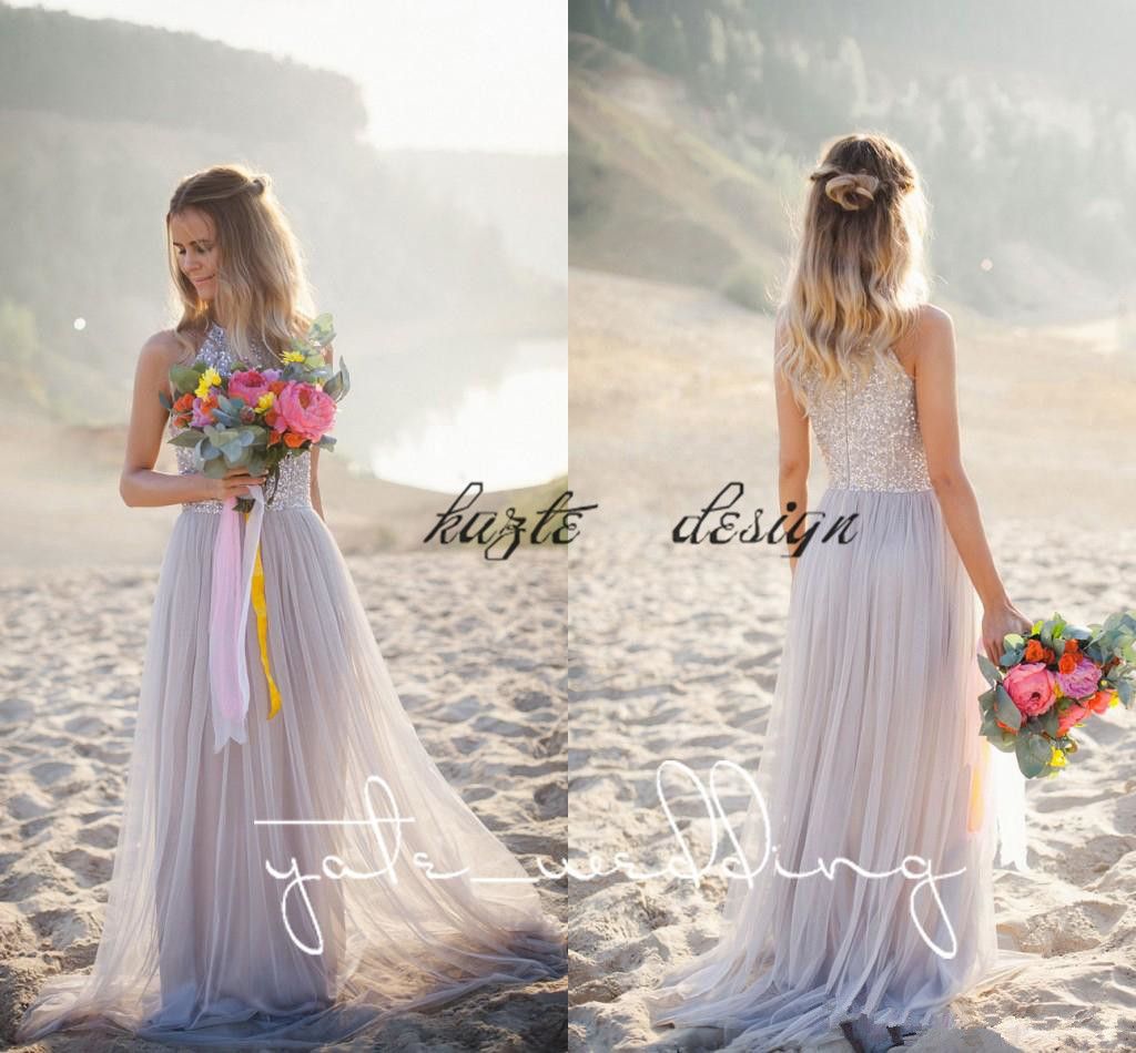 flowy beach bridesmaid dresses