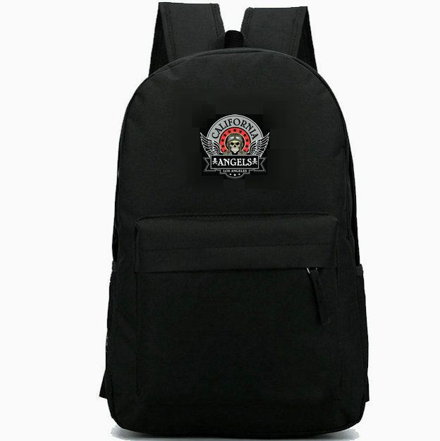 California Backpack Aviator Badge Daypack Rock Style Schoolbag Leisure