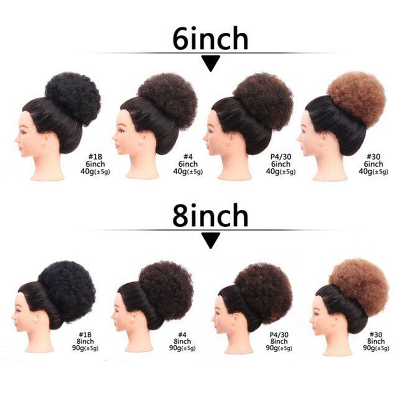 Cozy Hair Chignons Synthetic 6 8 Inch Heat Resistant Updo Bun Hair