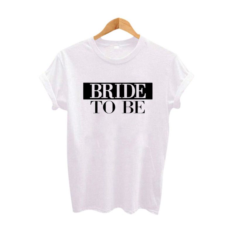 Women S Tee New Fashion Bride Gift Cute Bride To Be Logo Tshirt