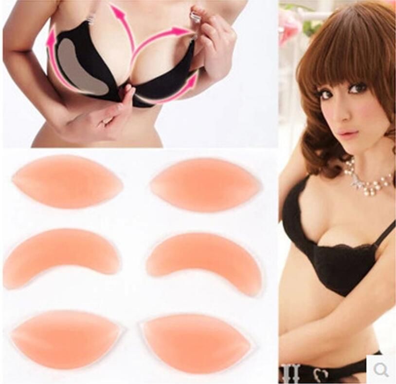 Soft Silicone Bra Inserts Breast Enhancer Waterproof Bra Push Up Pads for Bikini//Sport Bra//Dress Bra Pad Inserts