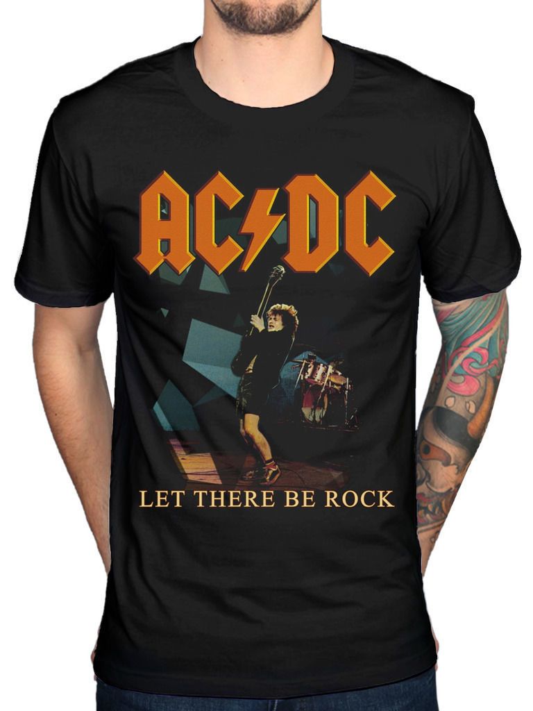 ac dc let there be rock t shirt