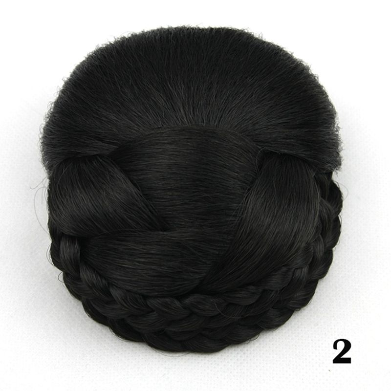 Z F Top Quality Woman Chignon Hair Bun Clip Synthetic Hair Pieces