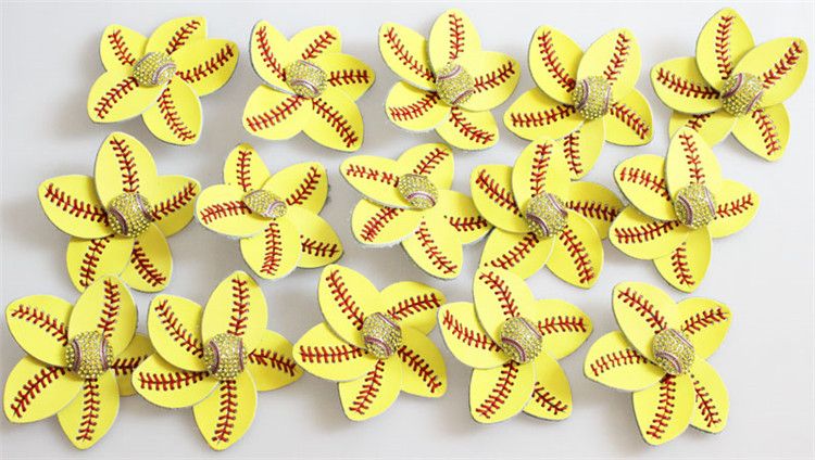 softball clip cheveux