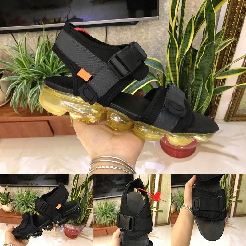 2018 Black Vapormax Rubber Slide Sandal 