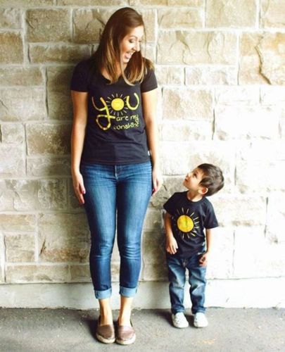 matching mom and newborn boy outfits
