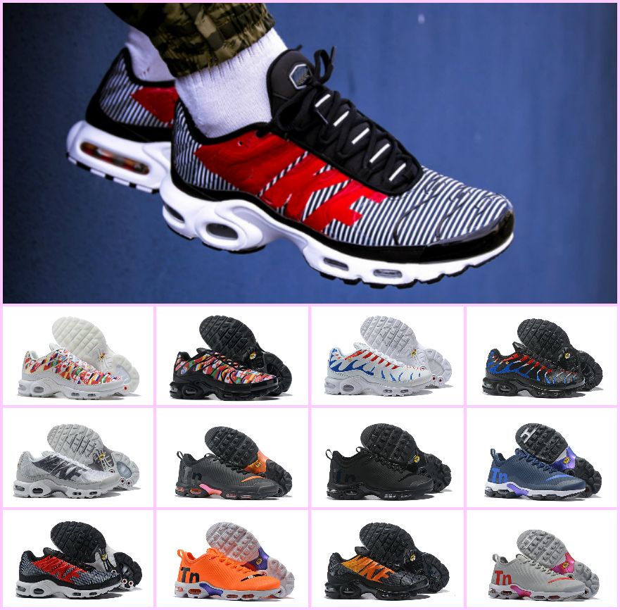 Acheter Nouveau 2019 France Coupe Du Monde Chaussures Homme Air TN Maxes Plus SE NIC QS Chaussures De Course À Pied 270 Basket TN Requin Chaussures De Sport De 60,62 € Du