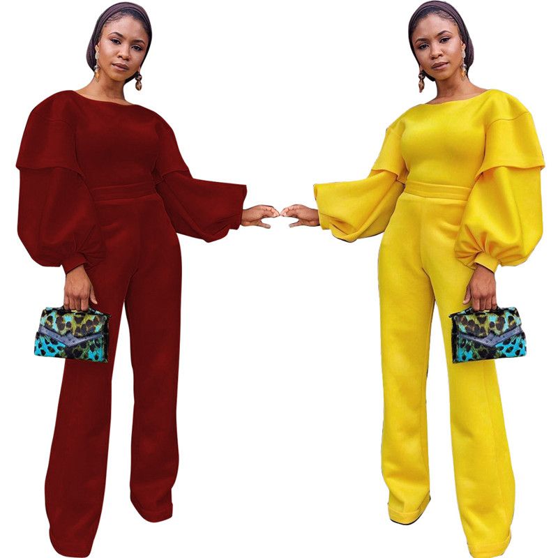 bishop sleeve jumpsuit