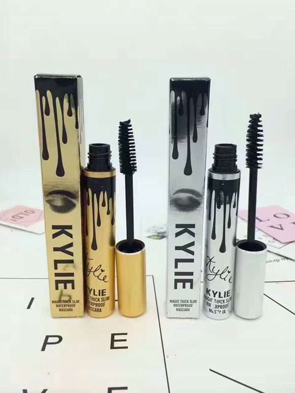 Kylie Jenner Mascara Magic Thick Slim Waterproof Mascara Black Eye Mascara Long Eyelash Charming Cosmetic Gold Silver Birthday Package From Makeupstore6 1 73 Dhgate Com