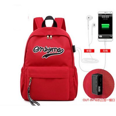 red boys backpack