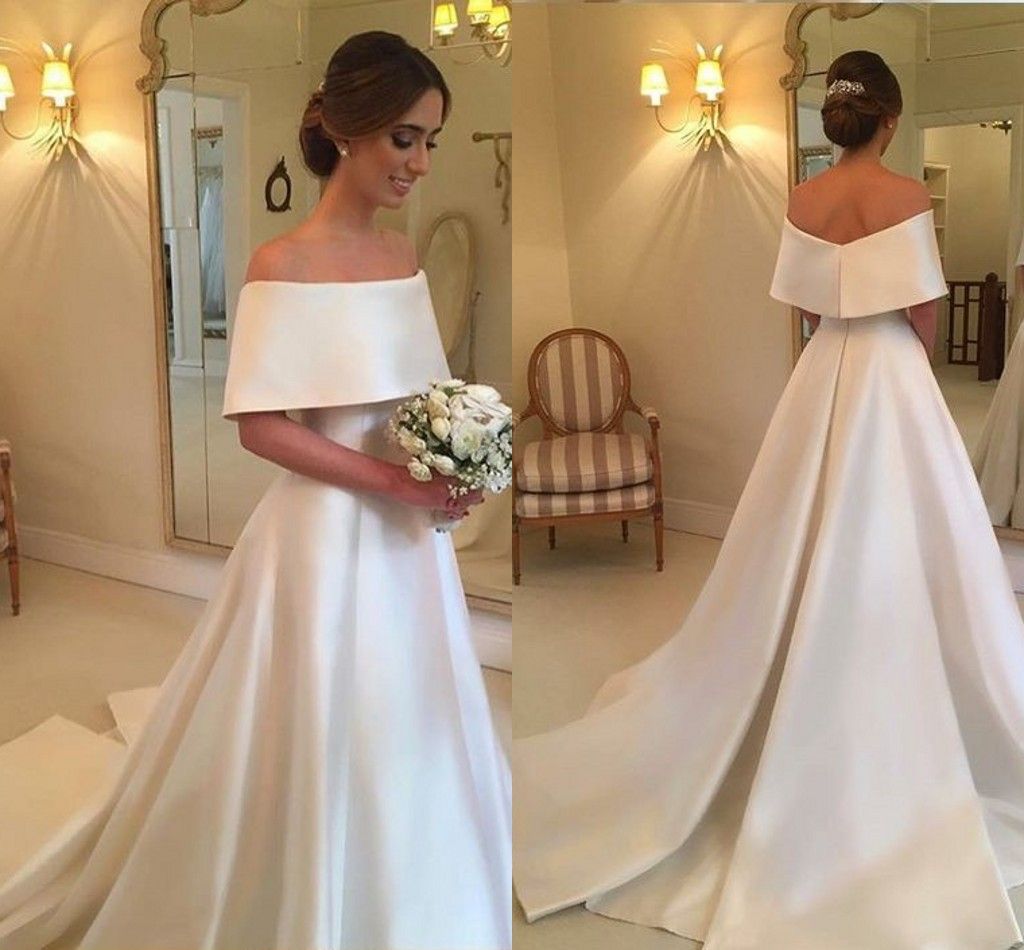 Cheap plain wedding dresses Clearance