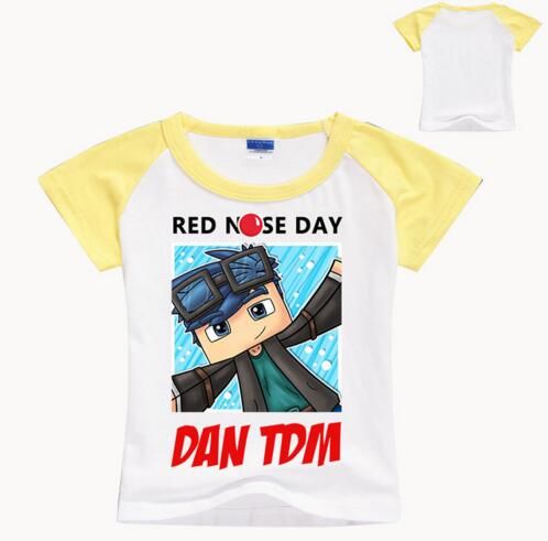2020 2018 New Roblox Red Nose Day Stardust Boys T Shirt Kids Summer Clothes Children Dan Tdm T Shirt Girls Cartoon Tops Tees 2 12y From Fang02 6 84 Dhgate Com - roblox reindeer nose