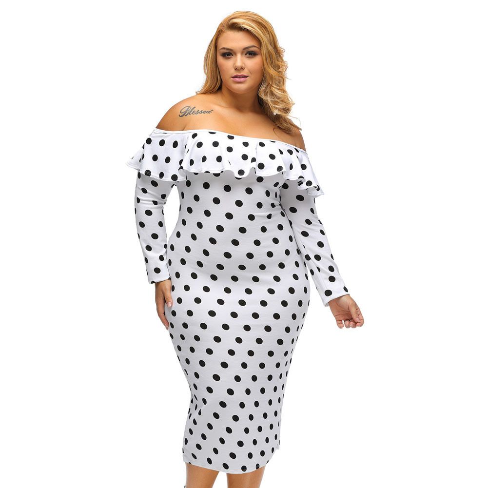 plus size pencil dress with sleeves