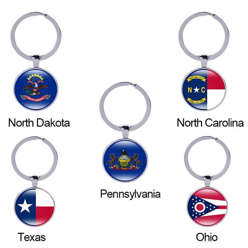 Gemelos bandera del estado de Dakota del Norte