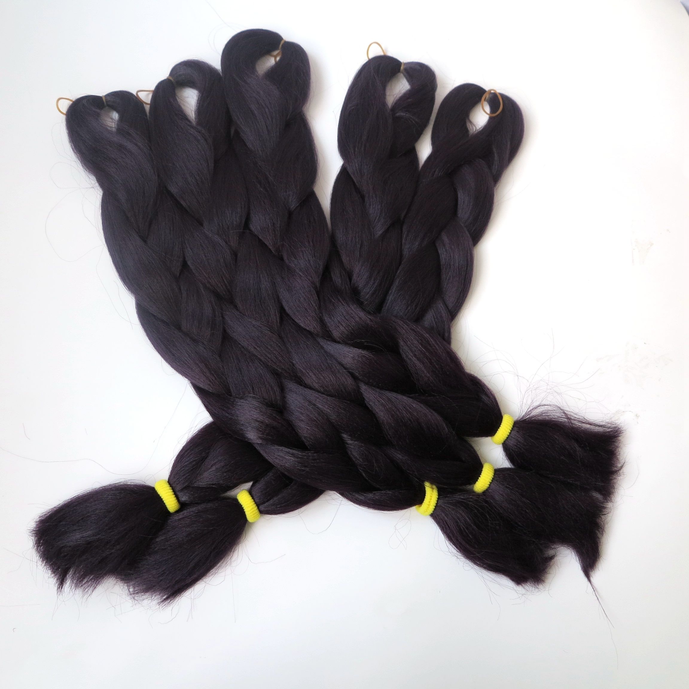 100 Kanekalon Jumbo Braid Hair 24 Inch Synthetic Brading Hair