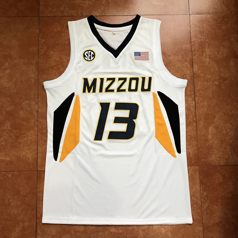 Missouri Tigers College Retro Basketball Jersey Mens Stit 13 Michael Porter Jr CollegeNCAA