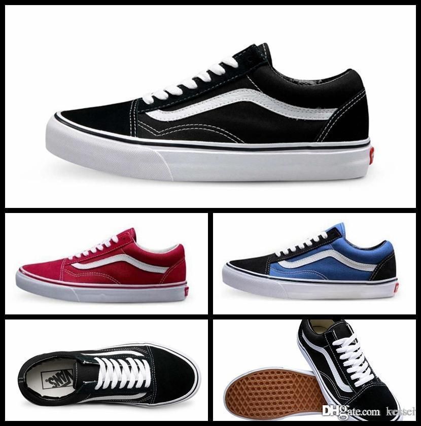 2018 Classic Skateboard Old Skool Canvas Men Women Casual Skate Running