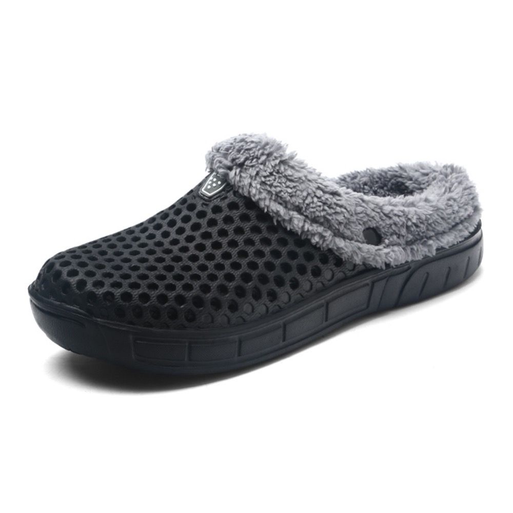 fur lined clog