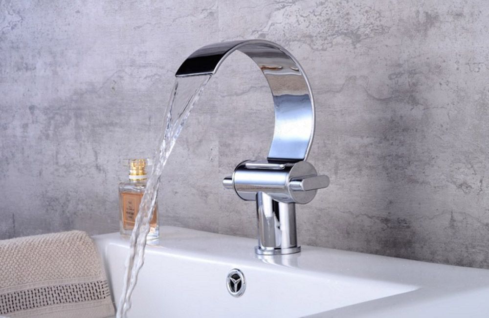 new style brass deck mount bathroom faucets vanity vessel sinks mixer  waterfall faucet tap canada 2019 from dragon136, cad $145.69 | dhgate canada