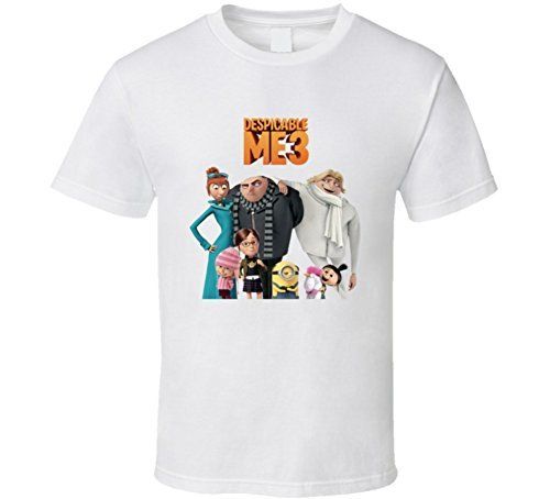 Mens Fashion T Shirt Despicable Me 3 Gru Kevin Phil Margo Agnes Edith Minions Funny Movie Poster Short Sleeve T Shirt Funniest T Shirt Comical T - short sleeve minion t shirt roblox