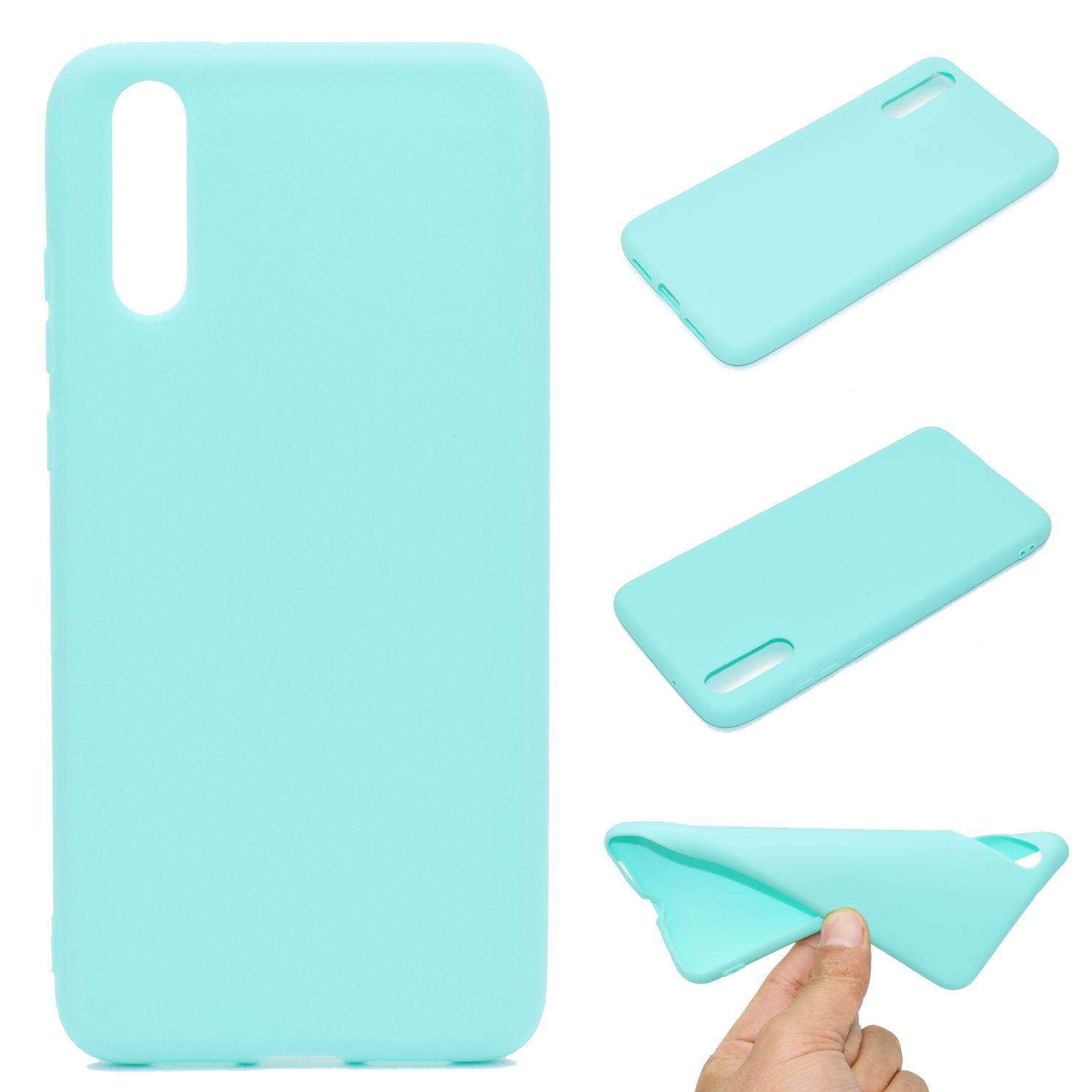 For Huawei P20 P20 Lite Candy Color Soft Transparent Clear Tpu