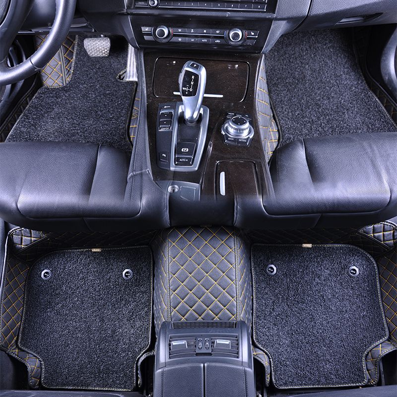 2019 Custom Fit Double Layer Car Floor Mats Double Deck Foot Mats