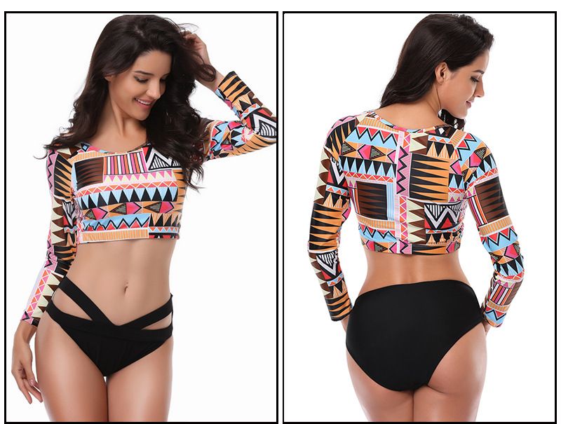 plus long sleeve swimsuit