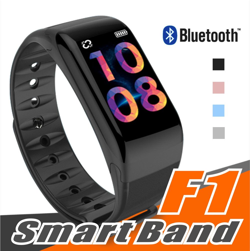 F1 Plus Smart Band Tela Colorida Pulseira Inteligente 43 OFF