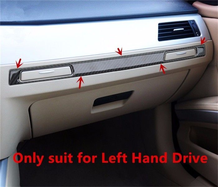 KIMISS Car Carbon Fiber Style Water Cup Holder Cover Decoration Trim for X5 E70 2008-2013