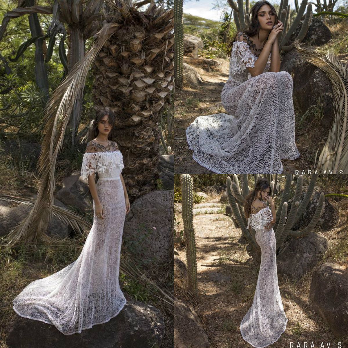 19 Fairy Boho Wedding Dresses Off The Shoulder Sweep Train Sleeveless White Dream Mermaid Wedding Dress Garden Bohemian Bridal Gowns Wedding Lace Beach Wedding Gowns From Dressvip 131 Dhgate Com