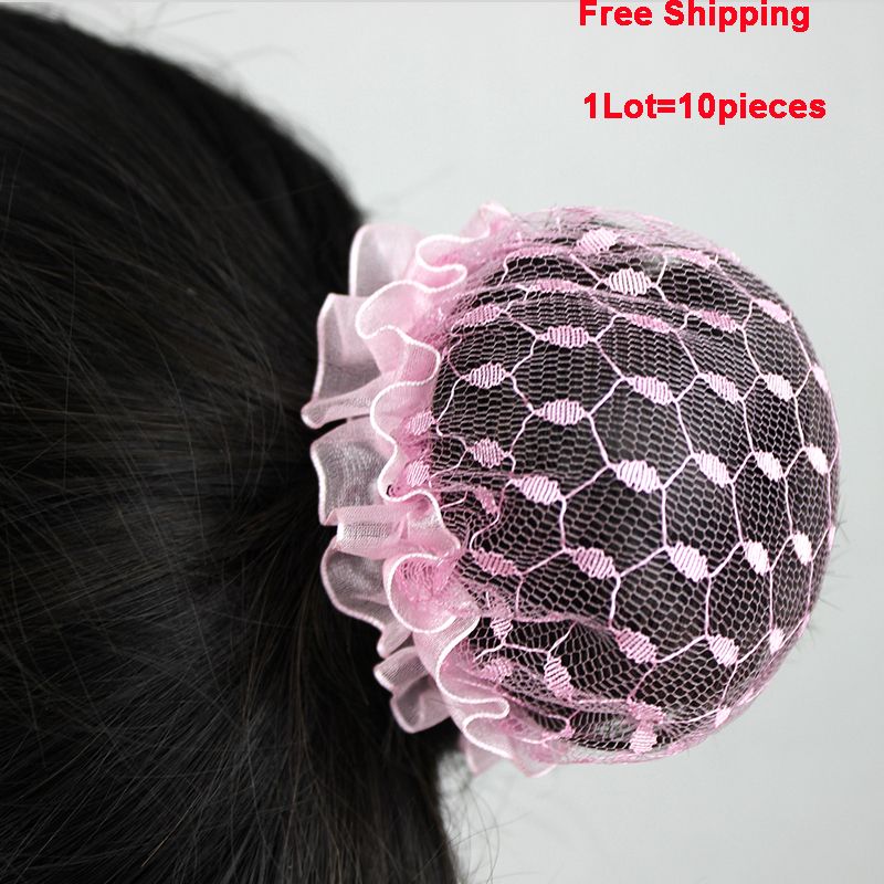 Girls Kids Ballet Dance Hairnet Lady Woman Hair Accessories