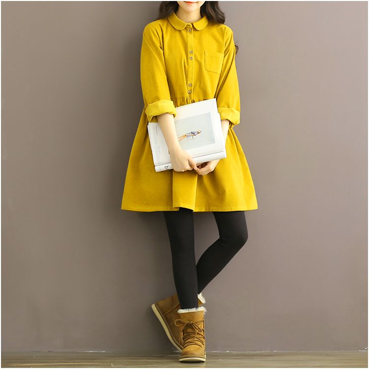 vintage corduroy dress