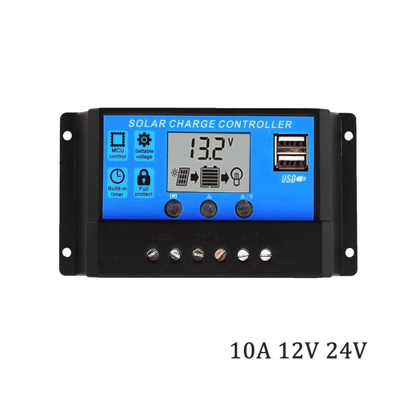 10A,30A 12-24V LCD Solar Batterie Regulator Laderegler Solarpanel Controller