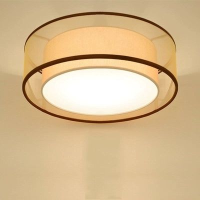 New Modern Ceiling Light Led Lamp Diameter Cloth Iron Lamp Shade