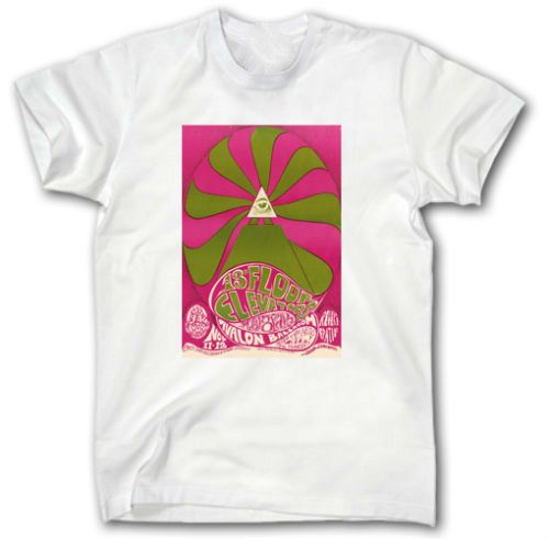 13th Floor Elevators Shirt S Xxxl Vintage Concert Poster Music 60 Psychodelic Short Sleeve Summer Style Gray Style Novelty T Shirt Funny Printed T