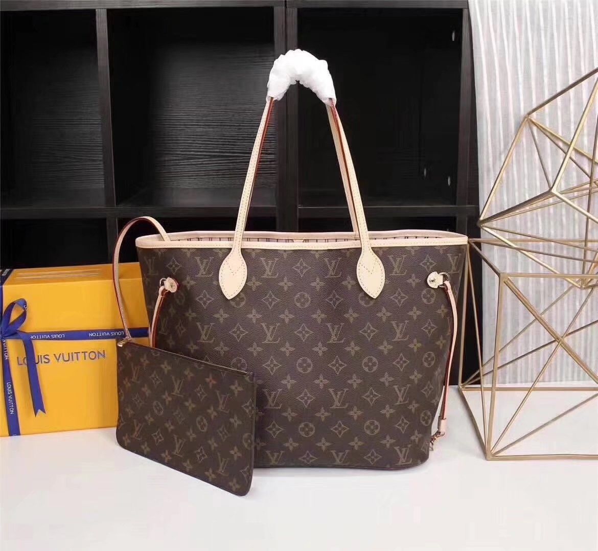 2020 LOUIS VUITTON NEWEST NEVERFULL MICHAEL 8 KOR Women Composite Bag Brand Leather Handbags ...