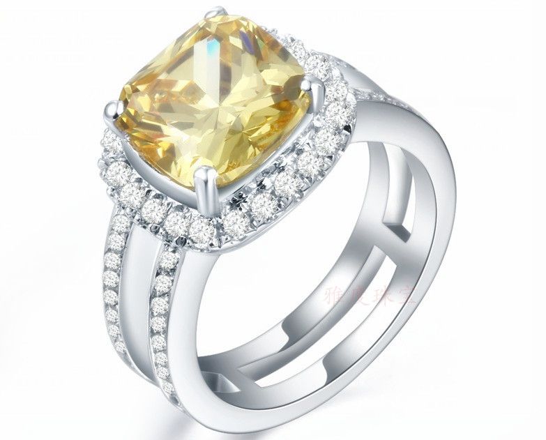 2019 Factory Outlet Sales Marriage Ring 925 Sterling Silver Pillow