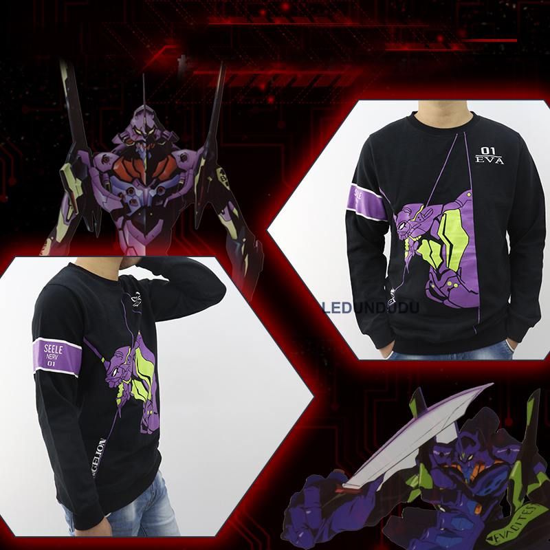 Acquistare NEON GENESIS EVANGELION Cosplay Hoodies Pullover Felpa Con  Cappuccio EVA 01 TEST Tipo Moda Felpe Unisex Costumi Anime Camicie  Autunnali Economico | Consegna Veloce E Qualità | DHgate Italy