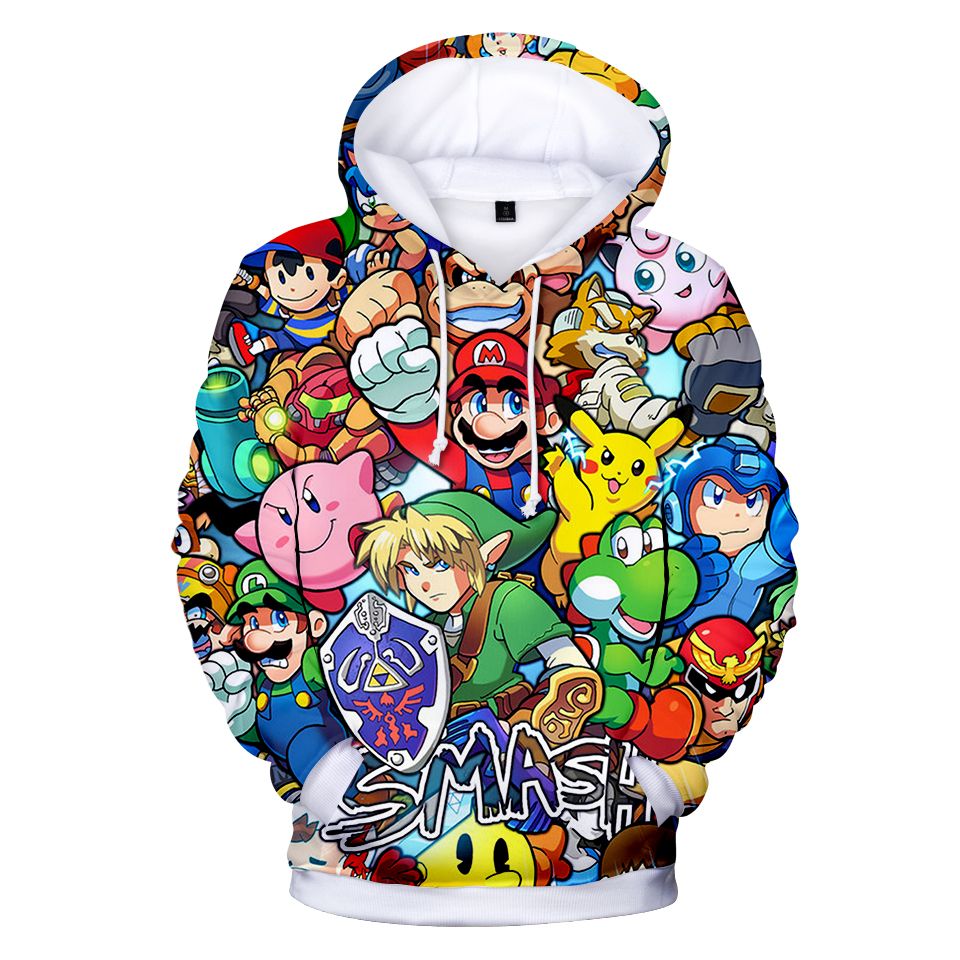 New Mens//Womens Super Mario Star 3D print Sweatshirts Hoodies pullover