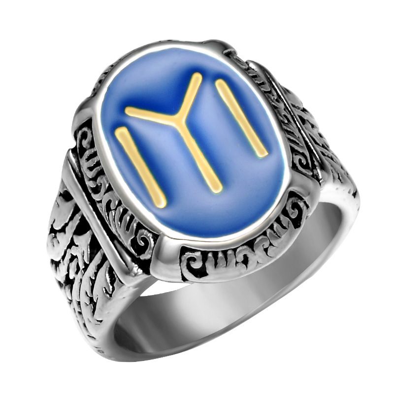 Grosshandel Lujoyce Punk Osmanen Seal Kayi Ertugrul Ring Coole Vintage Runes Titanium Edelstahl Antike Ringe Fur Manner Schmuck Von Lujoyce 3 46 Auf De Dhgate Com Dhgate