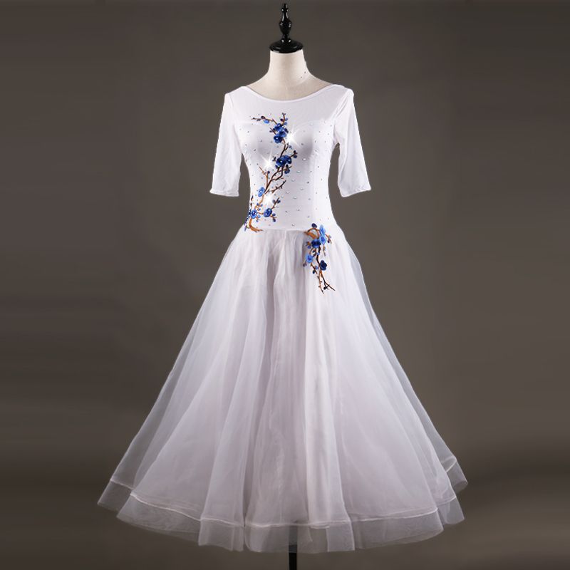 white ballroom dresses
