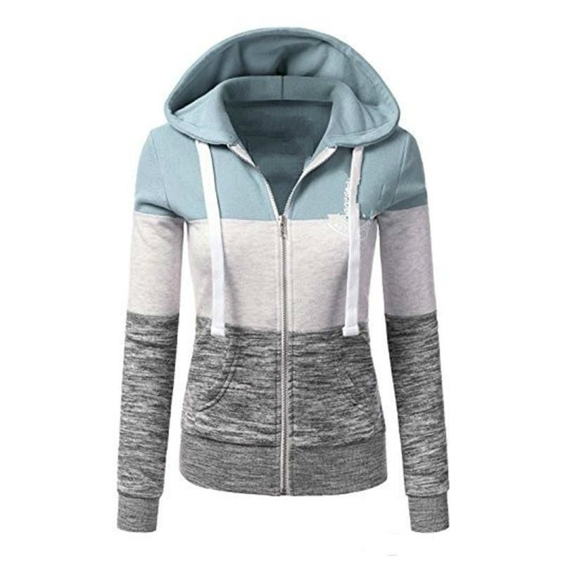 Grosshandel Forderung Frauen Hoodies Sweatshirts Long Sleeve Hoody Damen Reissverschluss Taschen Patchwork Frauen Sweatshirt Weibliche Baseball Jacke Hoodies Cl670 Von Tory Kead 11 84 Auf De Dhgate Com Dhgate