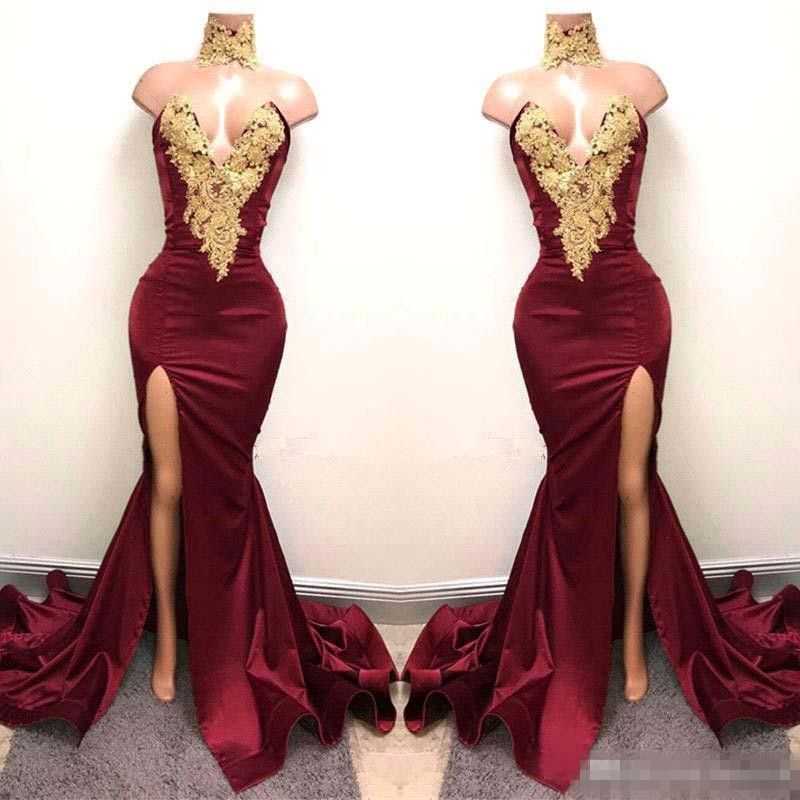 burgundy prom dresses uk