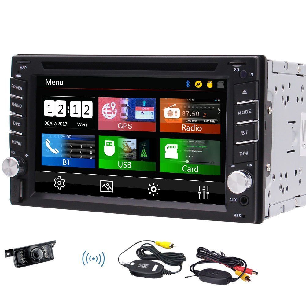 paars Netto Echter Eincar Car Stereo Autoradio Double Din 6.2 GPS Navigation Car DVD/CD Video  Play Bluetooth Microphone FM/AM Radio+Wireless Rear Camera From Dostyle,  $145.19 | DHgate.Com