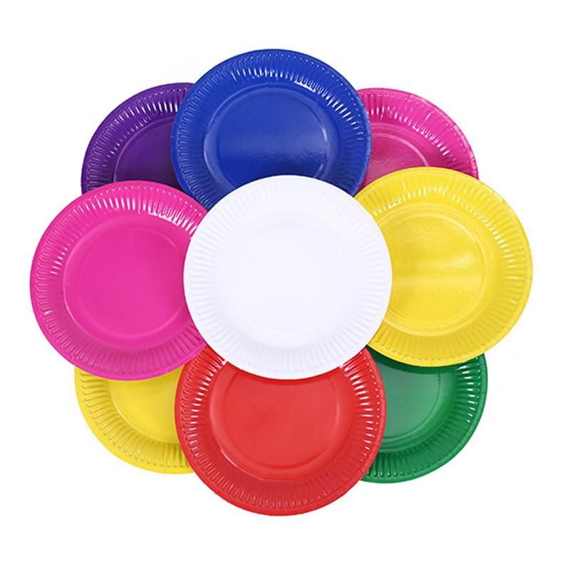 cheap colored paper plates